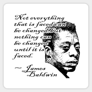 James Baldwin Sticker